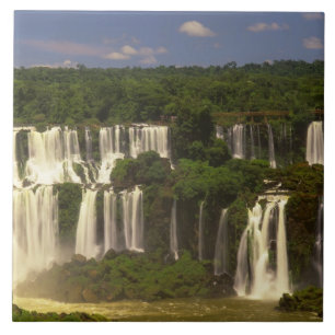 Carreau Amérique du Sud, Argentine, Brésil, Chutes d'Iguac