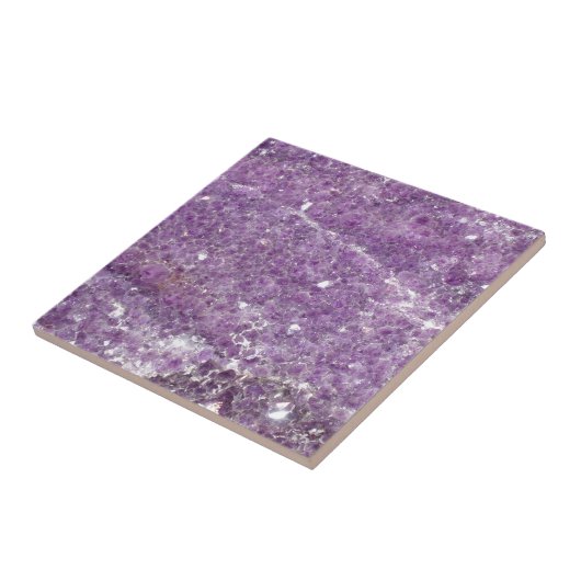 Carreau Améthyste - Cristal pourpre (Côté)