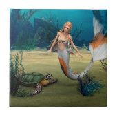 Carreau Amis Mermaid und Turtle (Devant)