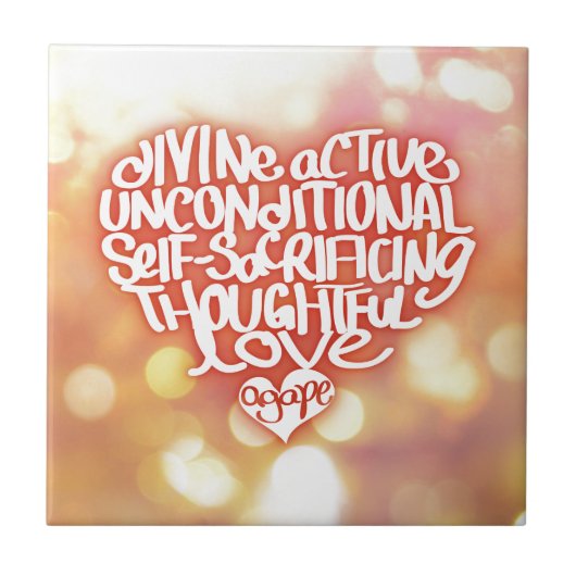 Carreau Amour bouche bée (Devant)