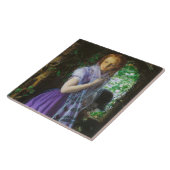 Carreau Amour d'avril par Arthur Hughes (Côté)