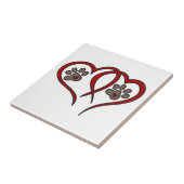 Carreau Amour de chiot (Côté)