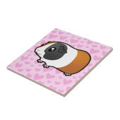 Carreau Amour de cobaye (cheveux lisses) (Côté)