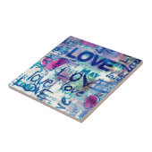 Carreau Amour de graffiti (Côté)