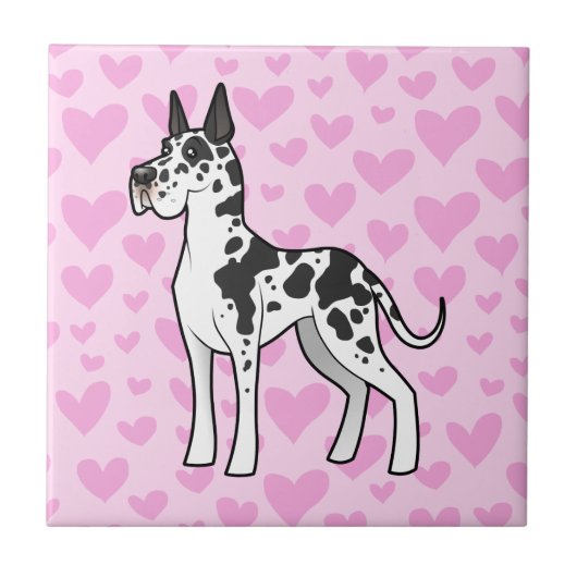 Carreau Amour de great dane (cultivé) (Devant)