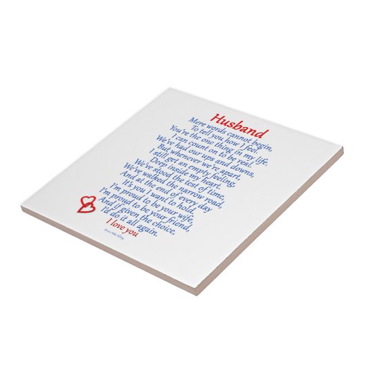 Carreau Amour du mari (Côté)