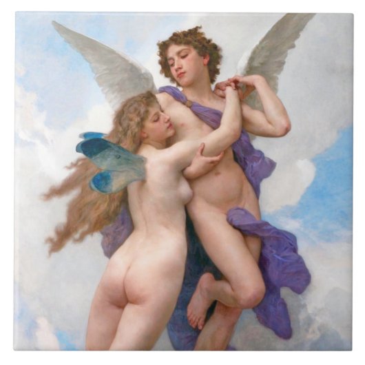 Carreau Amour et Psyché, Bouguereau (Devant)