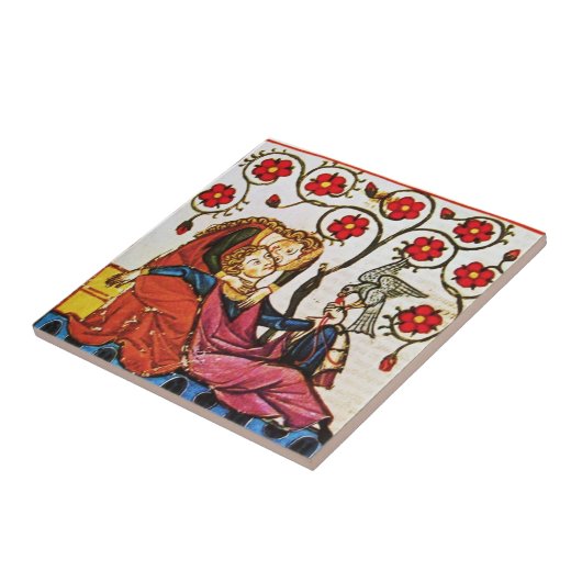 Carreau AMOUR ETHERNE, blanc (Côté)