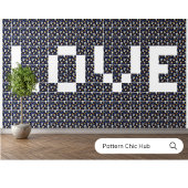 Carreau Amour Moderne Élégant Motif Crâne Sugar Décoratif