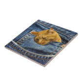 Carreau Amoureux de les chats mignons Garder cadeau (Côté)