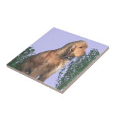 Carreau Amoureux des chiens de cocker (Côté)