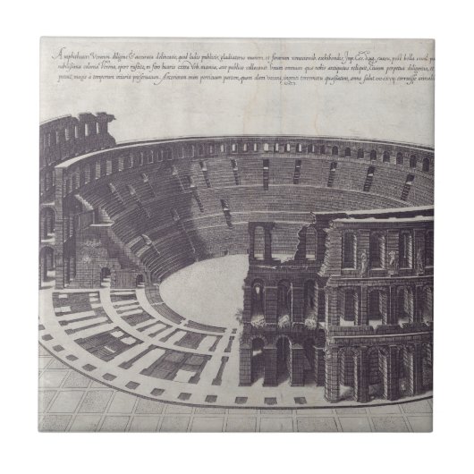 Carreau Amphithéâtre de Vérone à Piazza Bra (Devant)