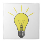 Carreau Ampoule d'idée lumineuse (Devant)