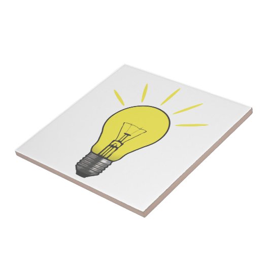 Carreau Ampoule d'idée lumineuse (Côté)