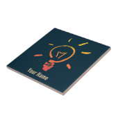 Carreau Ampoule lampe rétro ampoule électricien intelligen (Côté)