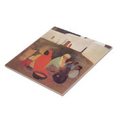 Carreau Amrita Sher-Gil - Ancienne conteuse, art (Côté)