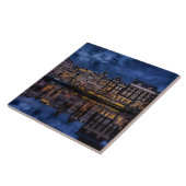 Carreau Amsterdam avec les canaux à Dusk (Côté)