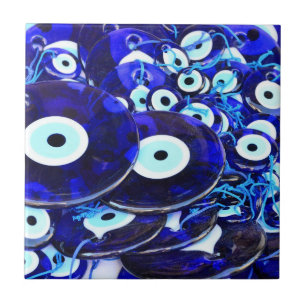 Carreau Amulettes des yeux bleus