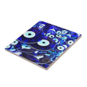 Carreau Amulettes des yeux bleus (Côté)