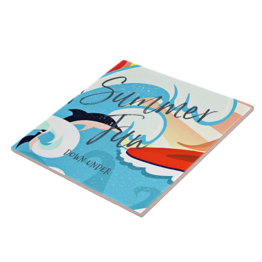 Carreau Amusement D'Été, En Bas (Côté)