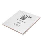 Carreau Analyser pour commander analyser le code QR ajoute (Côté)