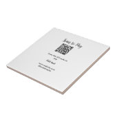 Carreau Analyser pour payer scanner code QR ajouter des dé (Côté)