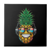 Carreau ananas avec lunettes (Devant)
