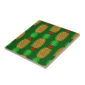 Carreau Ananas de Noël Tropical Noël chaud Noël Gre (Côté)