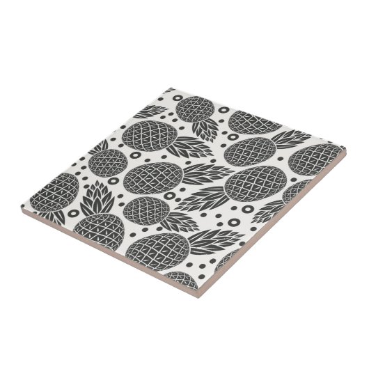 Carreau Ananas monochromes (Côté)