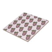 Carreau Ananas Motif Y2K Retro Funky Retro (Côté)