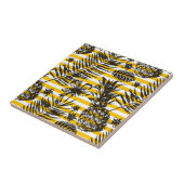 Carreau Ananas tirés par la main (Côté)