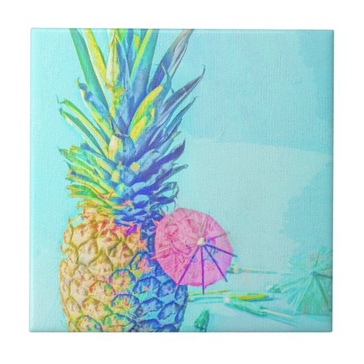 Carreau Ananas Tropical (Devant)