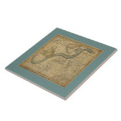 Carreau Ancien graphique en étoile de la constellation d'h (Côté)