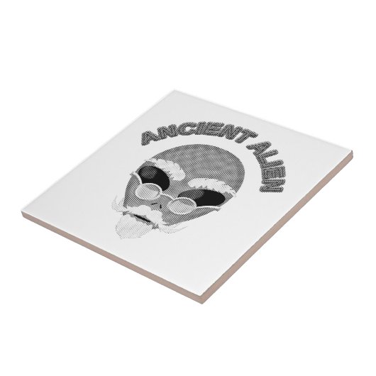 Carreau Ancien journal en chef Alien (Côté)