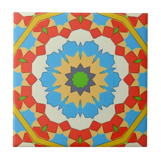 Carreau Ancien Style Carrelage espagnol Reds (Devant)