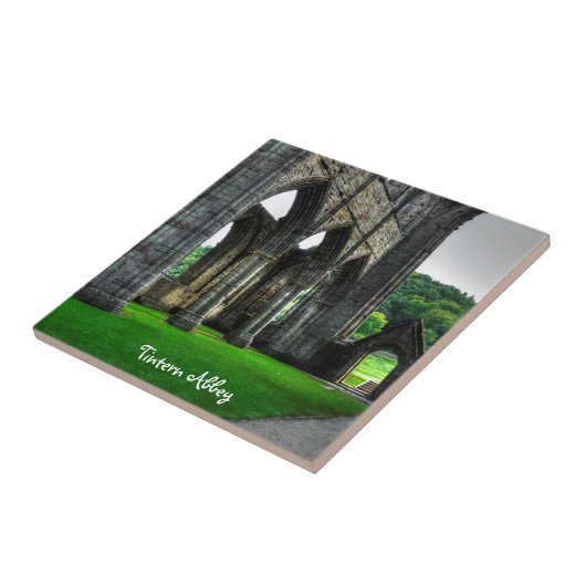 Carreau Ancienne abbaye de Tintern, monastère cistercien,  (Côté)