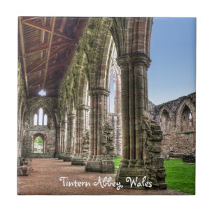 Carreau Ancienne abbaye de Tintern, monastère cistercien,