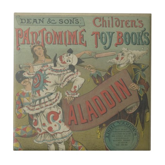 CARREAU ANCIENNE AFFICHE DE CIRQUE (Devant)