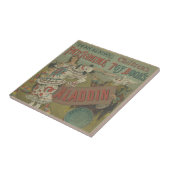 CARREAU ANCIENNE AFFICHE DE CIRQUE (Côté)