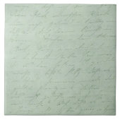 Carreau Ancienne écriture manuscrite lettres d'amour estam (Devant)