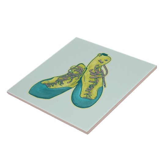 Carreau Ancienne escalade chaussures rock escalade (Côté)