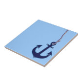 Carreau ancre bleu marine (Côté)