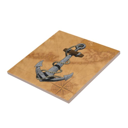 Carreau Ancre de bateau (Côté)