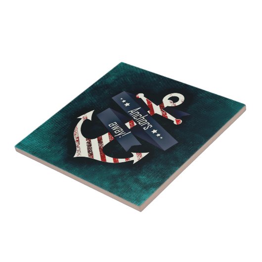 Carreau Ancre nautique (Côté)