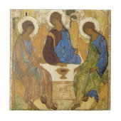 Carreau Andrei Rublev Iconique Trinité Angels Abraham Bibl (Devant)