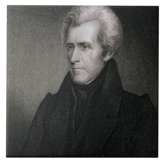 Carreau Andrew Jackson (gravure) (Devant)