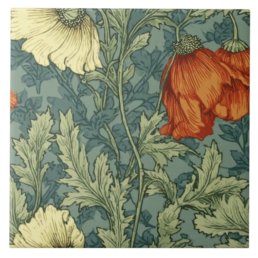 Carreau Anémone Fleurie William Morris (Devant)