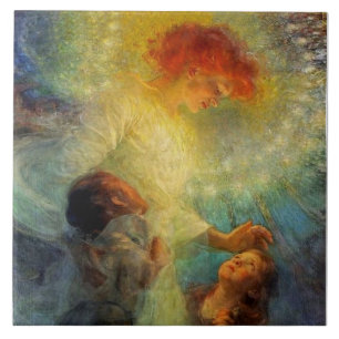 Carreau « Ange gardien » de Franz Dvorak