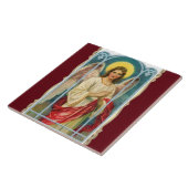 Carreau Angel Avec Ruban Rouge (Côté)