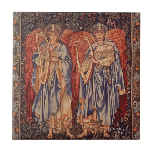 Carreau Angeli Laudantes par Sir Edward Coley Burne Jones (Devant)